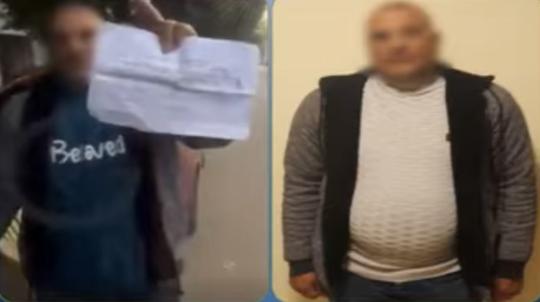 المتهم وجانب من الواقعة 