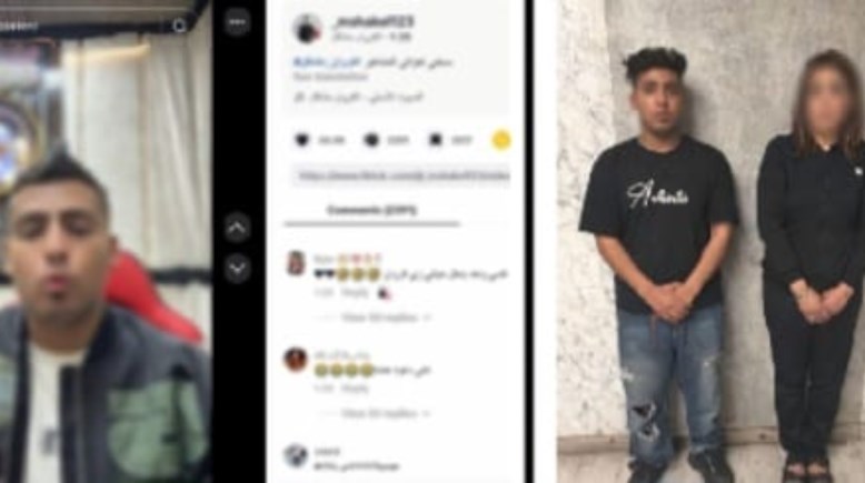 المتهمان وجانب من الواقعة 