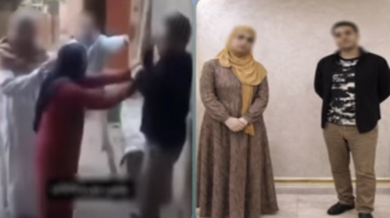 المتهمين وجانب من الواقعة 