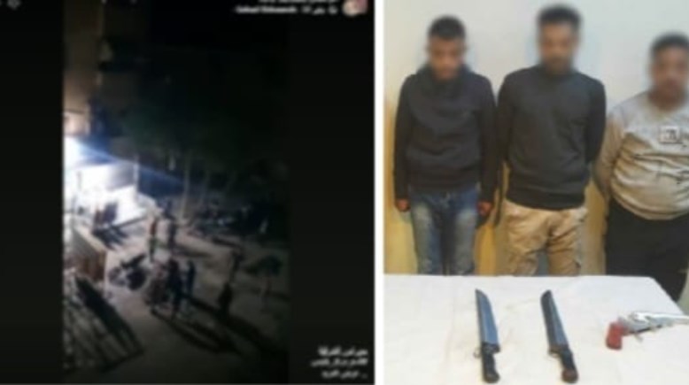 المتهمون وجانب من الواقعة