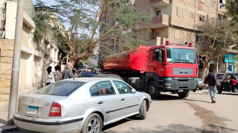 حريق بمحيط مستشفى عين شمس العام