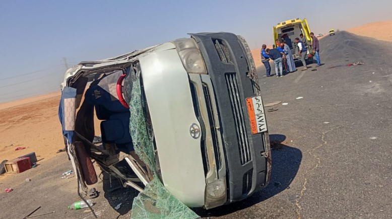 لقطة من الحادث 