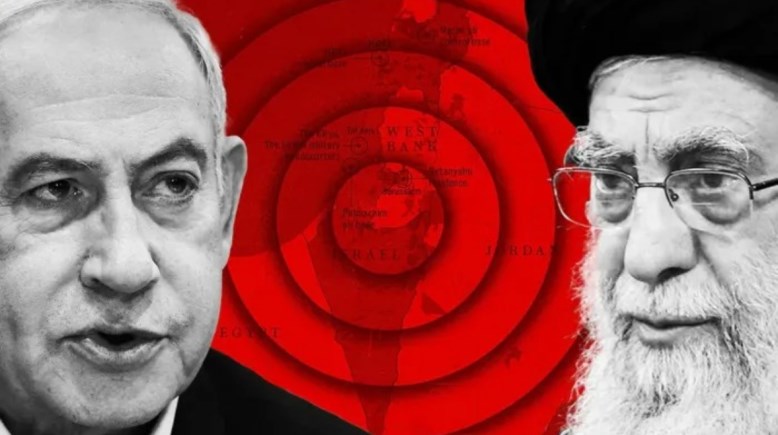 المرشد الإيراني علي خامنئي ورئيس الوزراء الإسرائيلي بنيامين نتنياهو