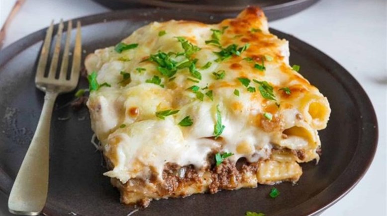 المكرونة بالبشاميل