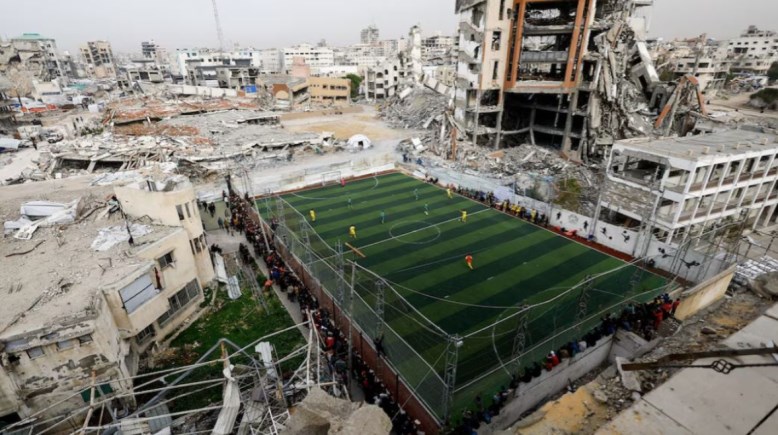 صورة من المباراة