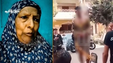 الشاب إسلام ضحية الملابس النسائية في بنها ووالدته