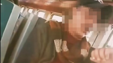 لقطة من الفيديو المتداول 