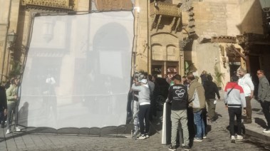 كواليس تصوير مسلسل علي قد الحب