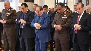 الرئيس عبدالفتاح السيسي يؤدي صلاة الجمعة 