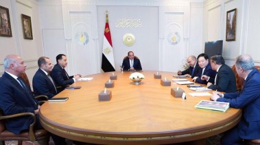 الرئيس السيسي خلال اللقاء