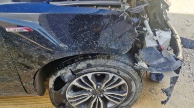 تعرض الفنانة غادة إبراهيم لحادث سير 