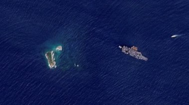 حاملة الطائرات الأمريكية جيرالد فورد قبالة سواحل سانت توماس الأمريكية 