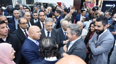 يحيى عبد القدوس يستقبل كامل الوزير بمعرض أوتومورو 2026 