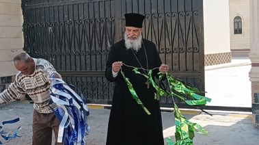 فانوس وزينة رمضان يزينان كنيسة العذراء بالغردقة