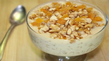 أرز باللبن بالمكسرات