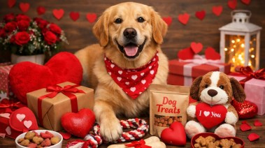 هدايا للكلاب في عيد الحب