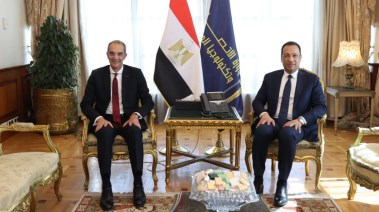  وزير الاتصالات، رأفت هندي وعمرو طلعت