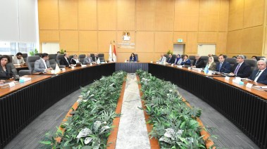 جانب من اجتماع وزيرة الإسكان