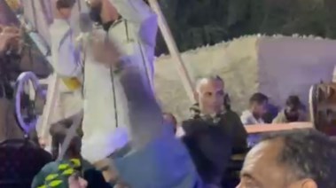 منشد بالصاجات في مولد سيدي عبدالرحيم