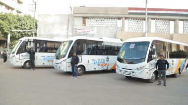 الأتوبيسات الجديدة للنقل الجماعي بقنا