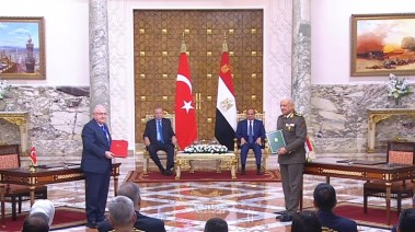 توقيع الاتفاقية العسكرية الاطارية بين مصر وتركيا