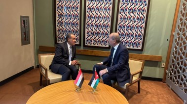 جانب من لقاء وزير الخارجية ونظيره الأردني