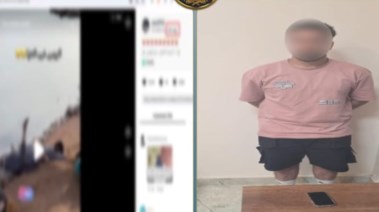 المتهم وجانب من الواقعة 