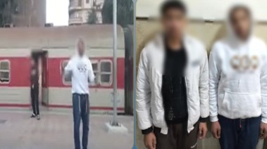 المتهمان وجانب من الواقعة 