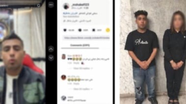 المتهمان وجانب من الواقعة 