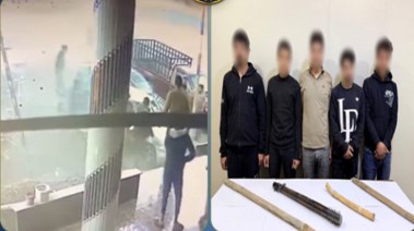 المتهمون وجانب من الواقعة