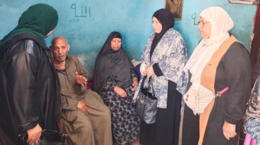 لجنة من وزارة التضامن تفحص حالة أسرة الشاب إسلام