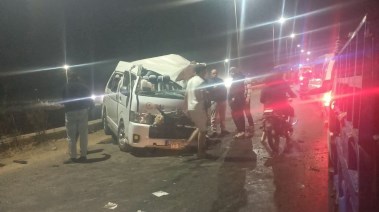 حادث الميكروباص والأتوبيس بطريق سقيل  الكوم الأحمر