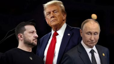 ترامب وبوتين وزيلينسكي
