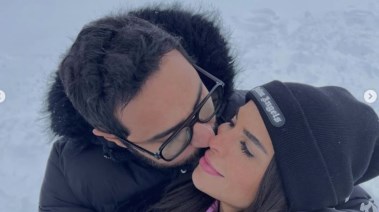 أحمد فهمي وزوجته