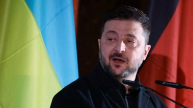 الرئيس الأوكراني فولوديمير زيلينسكي