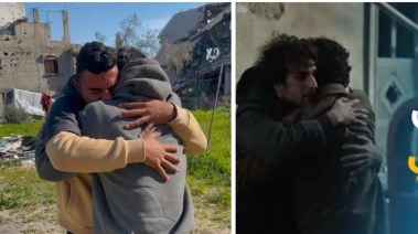 مشهد من صحاب الأرض ومن الواقع في غزة 