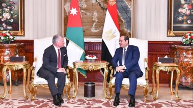 الرئيس السيسي والملك عبدالله في لقاء سابق