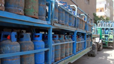 توزيع أسطوانات الغاز