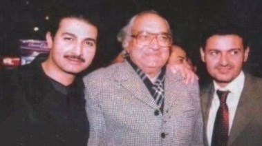 ياسر جلال ورامز شقيقه ووالدهما الراحل جلال توفيق