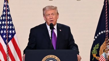 الرئيس الامريكي دونالد ترامب