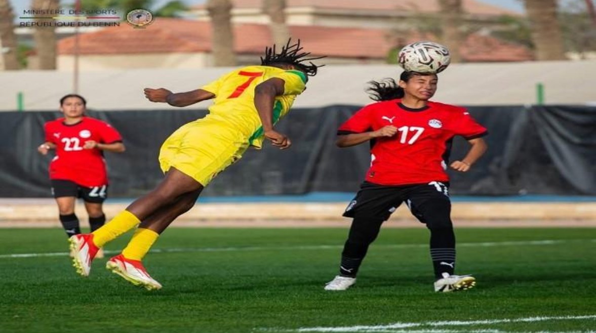 منتخب مصر للشابات ضد بنين 