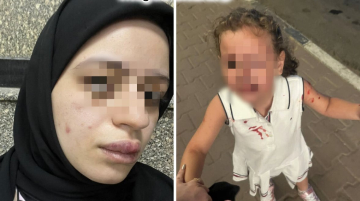 السيدة وطفلتها