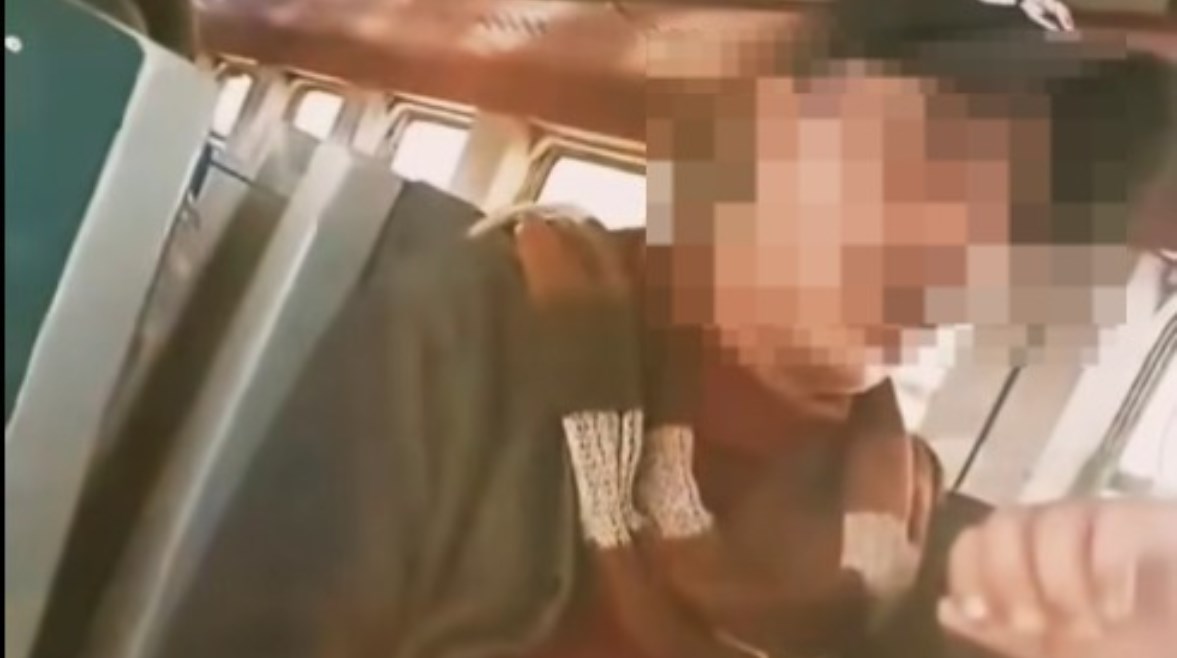 لقطة من الفيديو المتداول 