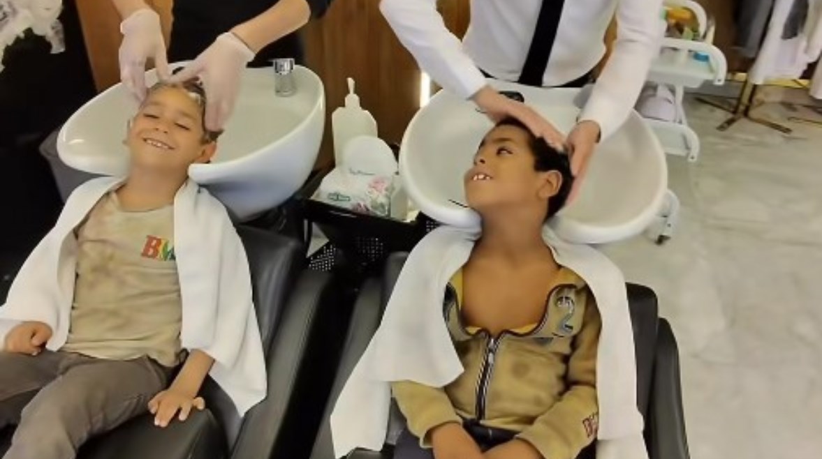 الطفلان جابر ومؤمن