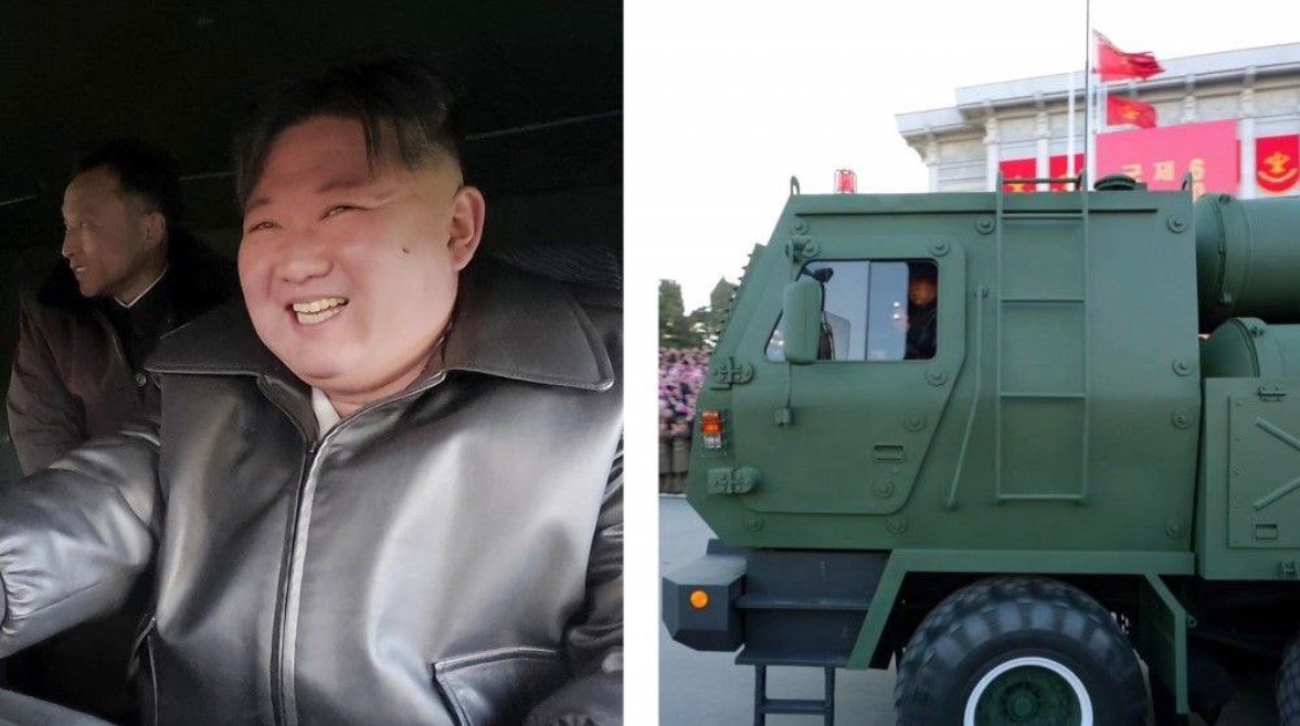 كيم جونج أون يقود منظومة صواريخ جديدة في استعراض عسكري