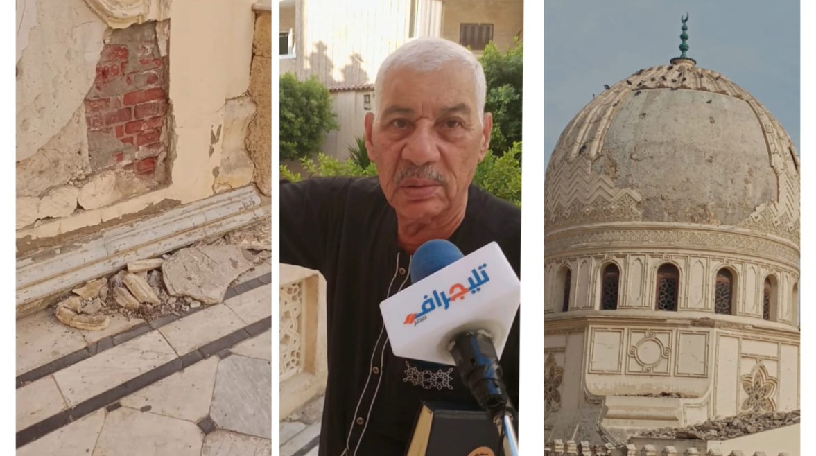 تهالك مسجد الحبشي بدمنهور