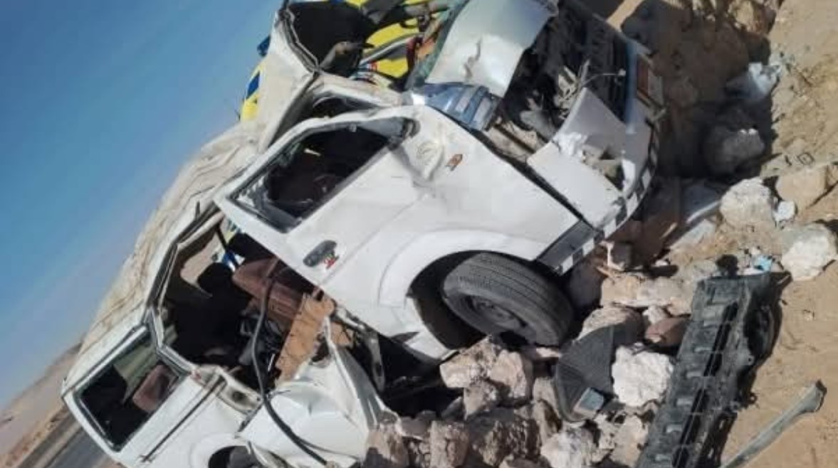 حادث انقلاب ميكروباص بالمنيا 