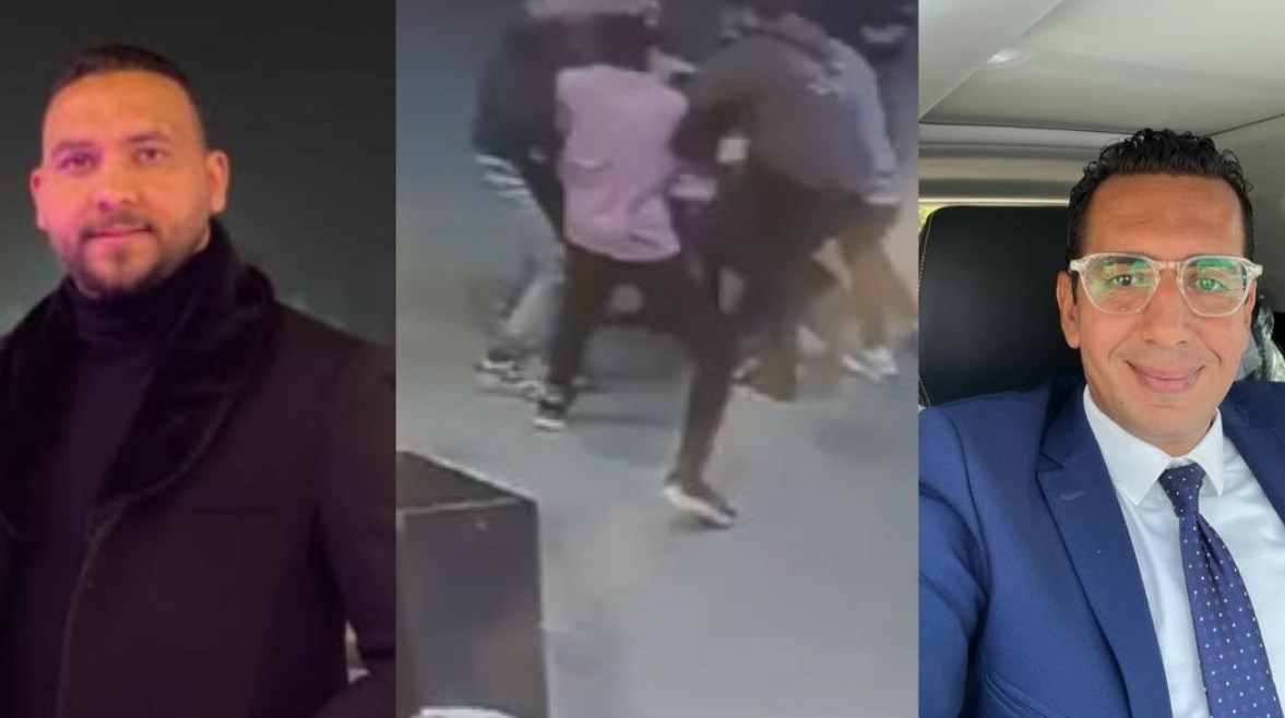 المحامى حسن يوسف والضحية حازم حمدان 