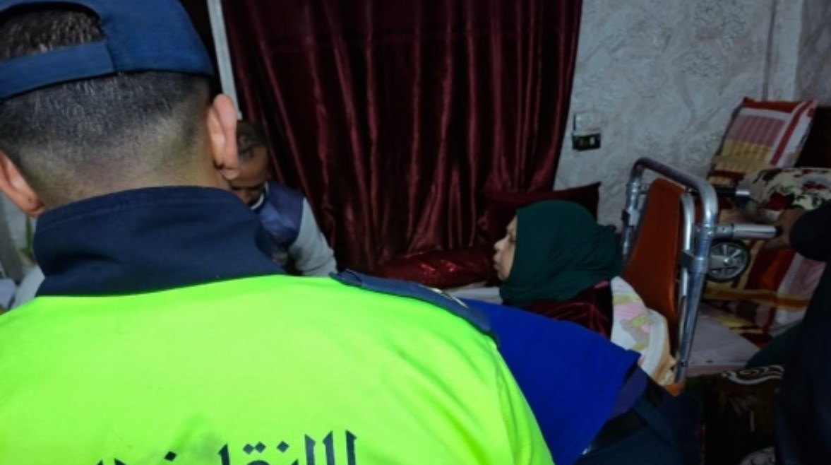 لحظة نقل السيدة