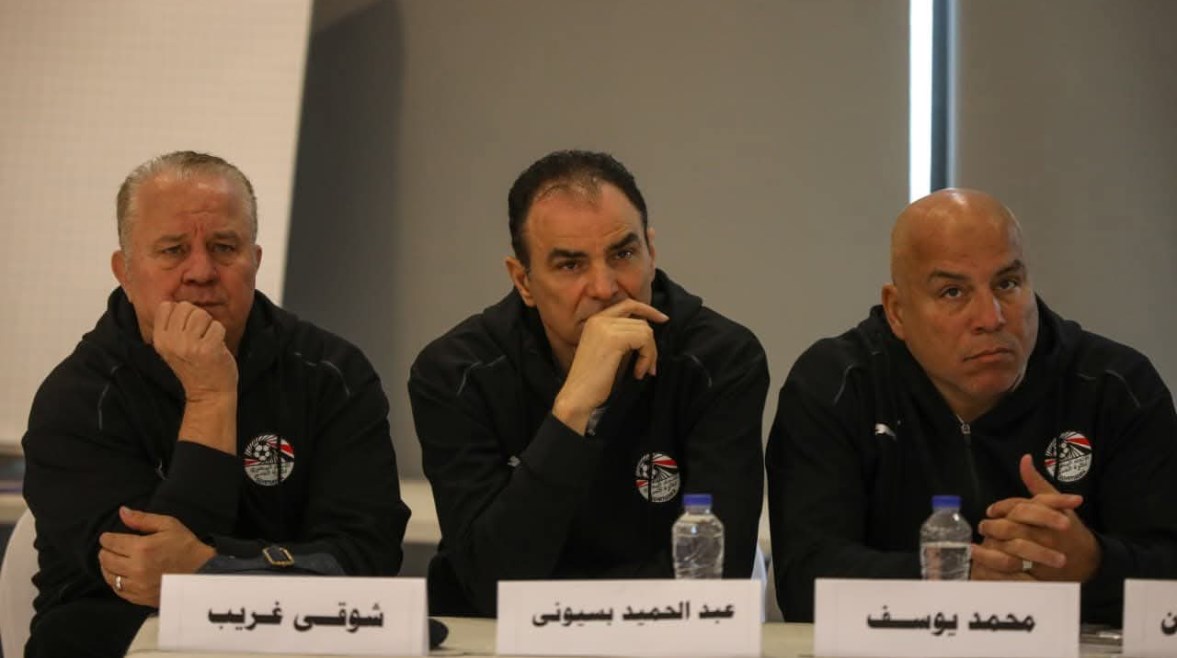 شوقي غريب وعبدالحميد بسيوني ومحمد يوسف